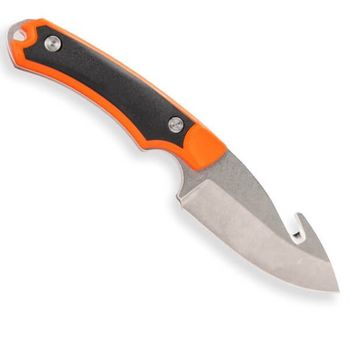 BU0664.ORG Buck Alpha Hunter Select orange Guthook hunting knife