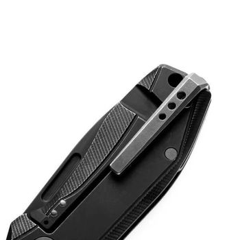 NA01.PH Lionsteel ‘Nano’ folding knife carbon fibre violet and titanium
