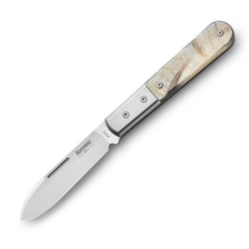CK0111.RM Lionsteel folding knife ‘Roundhead Barlow’ ram's horn