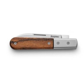 CK0111.ST Lionsteel „Roundhead Barlow“ Klappmesser aus Santos-Holz