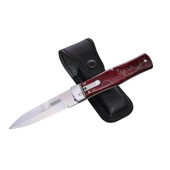 241BRA1 Couteau automatique Mikov Predator rouge