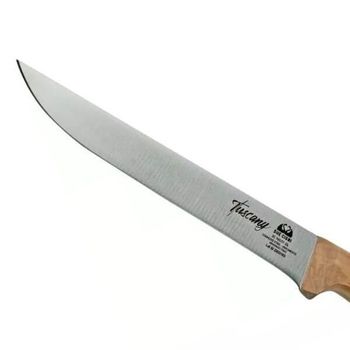 2C.765.11DUO Set of 2 Due Cigni steak knives 11 cm ‘Tuscany’ olive wood blade