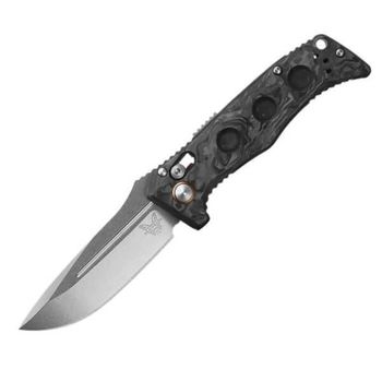 BEN2730-03 Benchmade Mini Adamas marbled carbon automatic knife