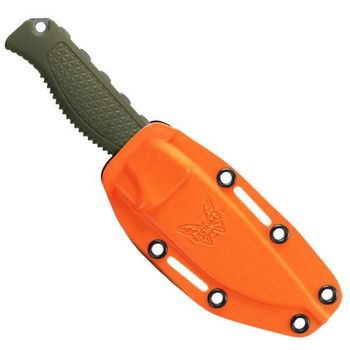 BEN15006-01 Couteau de chasse fixe Benchmade Steep Country vert