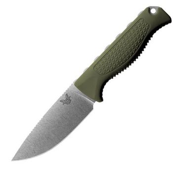 BEN15006-01 Couteau de chasse fixe Benchmade Steep Country vert