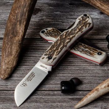CUD-386CV Cudeman Marinera deer folding survival knife