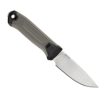 GER009260 Gerber Strongarm Camp Green fixed bushcraft knife