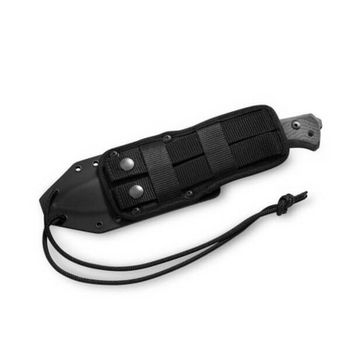 T6.3V.CVB Lionsteel ‘T6’ black micarta fixed knife