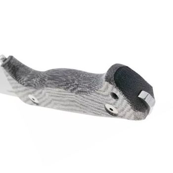 T6.3V.CVB Lionsteel ‘T6’ black micarta fixed knife