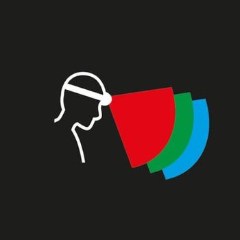 E069BA00 Petzl ‘Aria 1’ black or camo headlamp for hunting and fishing