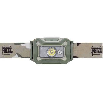 E069BA00 Petzl ‘Aria 1’ black or camo headlamp for hunting and fishing
