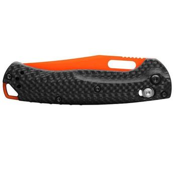 BEN15533OR-01 Benchmade Mini Taggedout folding knife black/grey in carbon