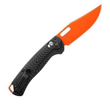 BEN15533OR-01 Benchmade Mini Taggedout folding knife black/grey in carbon