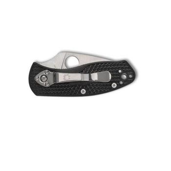 C148SBK Spyderco Ambitious folding knife black with serrated blade
