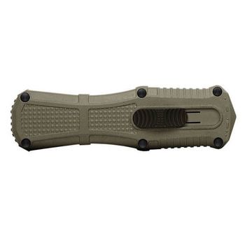 BEN3375GY-1 Automatic Knife Benchmade Mini Claymore green OTF opening