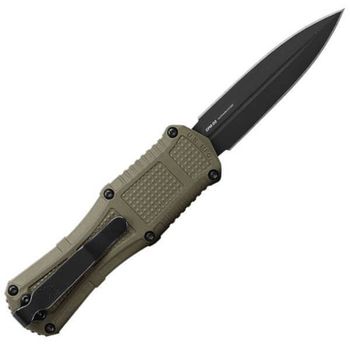 BEN3375GY-1 Automatic Knife Benchmade Mini Claymore green OTF opening