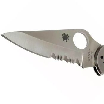 SPY C11PS Spyderco Delica 4 semi-serrated pocket knife