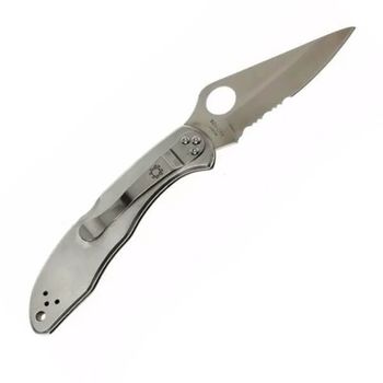 SPY C11PS Spyderco Delica 4 semi-serrated pocket knife