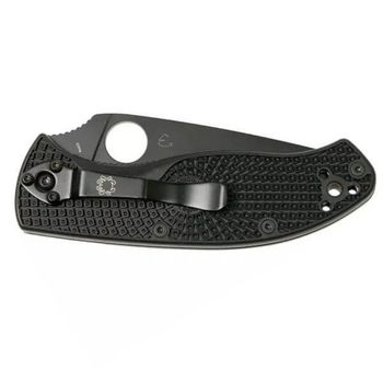 C122PBBK - Spyderco Tenacious folding knife all black