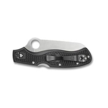 C14SBK3-Spyderco Rescue 3 93mm black serrated folding knife