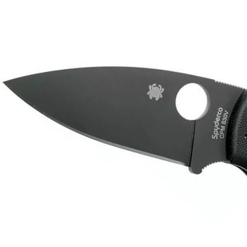 C229GPBK Spyderco Shaman all-black pocket knife