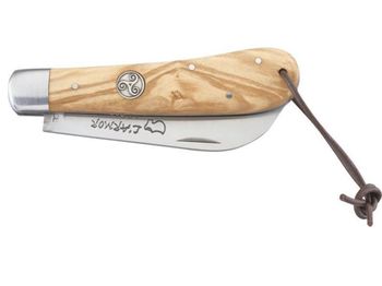 201105 Au Sabot ‘L'Armor’ olive wood folding knife