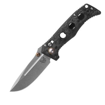 BEN273-03 Benchmade Mini Adamas marbled carbon folding knife