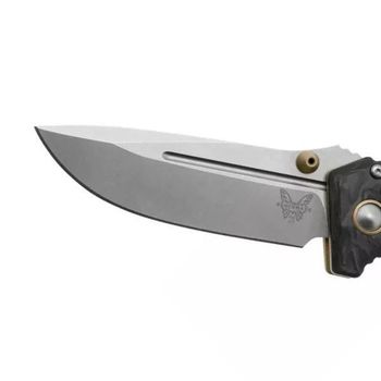 BEN273-03 Benchmade Mini Adamas marbled carbon folding knife