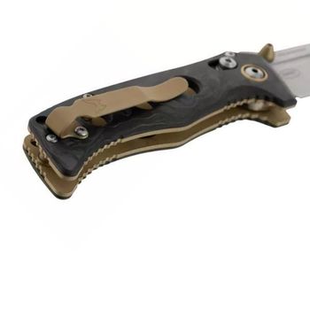 BEN273-03 Benchmade Mini Adamas marbled carbon folding knife