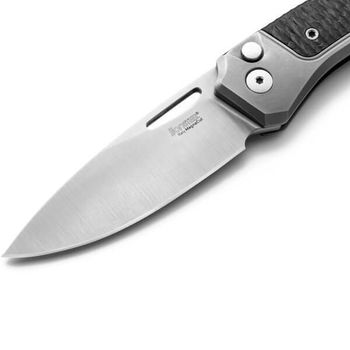 TW.GYCF Lionsteel ‘TWAIN’ Folding Knife Titanium grey/carbon fibre