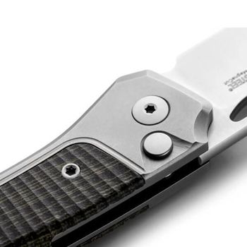 TW.GYGBK Lionsteel ‘TWAIN’ Folding Knife Titanium grey/G10