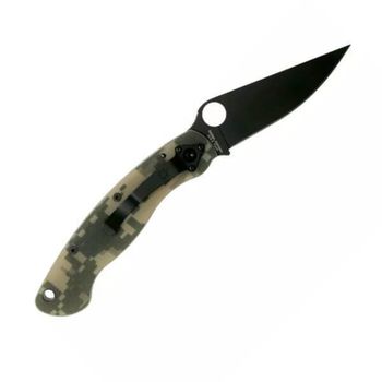 C36GPCMOBK Spyderco Military G10 camouflage folding knife