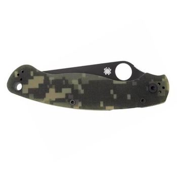 C36GPCMOBK2 Spyderco Military 2 G10 camo folding knife