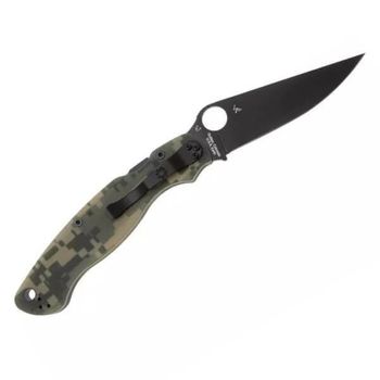 C36GPCMOBK2 Spyderco Military 2 G10 camo folding knife