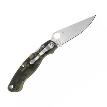 C36GPCMO2 Spyderco Military 2 G10 camo folding knife