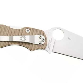 C36MPCW2 Spyderco Military 2 micarta folding knife