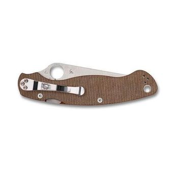 C36MPCW2 Spyderco Military 2 micarta folding knife