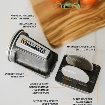 WSRKS Rolling Knife Sharpener - 4 Schleifwinkel