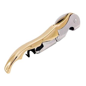 841 Pulltap's 3-piece gold corkscrew set