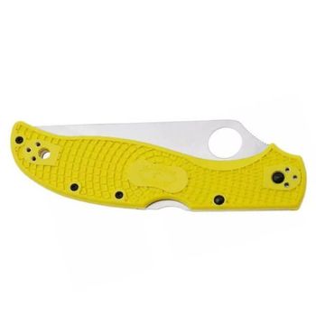C258PYL Spyderco Stretch 2 XL Salt yellow pocket knife