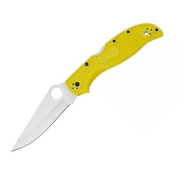 C258PYL Spyderco Stretch 2 XL Salt yellow pocket knife