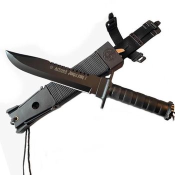 16016 Aitor Jungle King I black survival knife