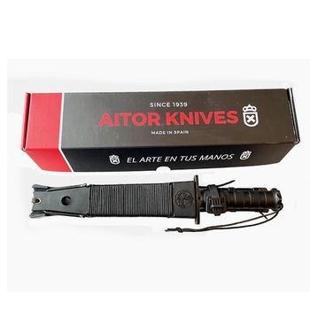 16016 Aitor Jungle King I black survival knife