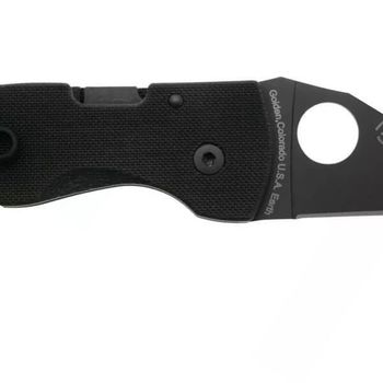 C264GPBK Spyderco ‘MICROJIMBO’ Black pocket knife