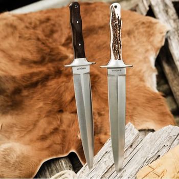 02BA5918HX Boker Arbolito Colmillo HX Stag fixed knife