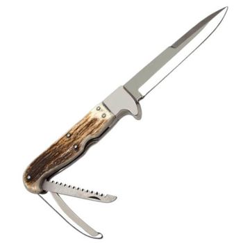 M370NP3 Couteau fixe de chasse Mikov bois de cerf