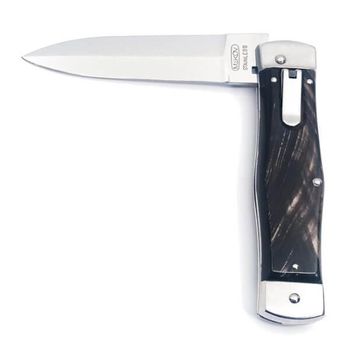 M241NR1HA Mikov Predator Hammer Automatikmesser aus Büffelhorn.