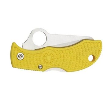MYLS Spyderco ManBug Salt folding knife yellow