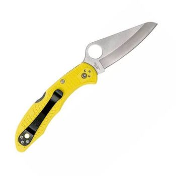 C91PYL2 Klappmesser Spyderco Pacific Salt 2 gelb