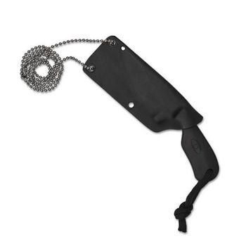 FB48PBBK Spyderco Subway Bowie fixed neck knife